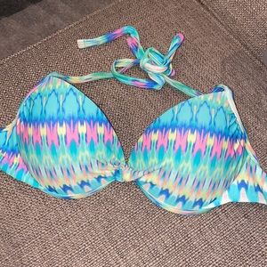 Colorful swimsuit top